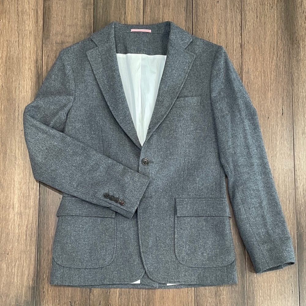 Apolis Gray Wool Blazer